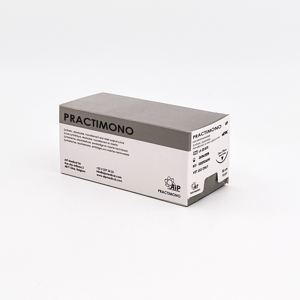 [0520T326S90] Practimono (EP3, USP2/0, 90cm, 3/8c ▽ 26mm)